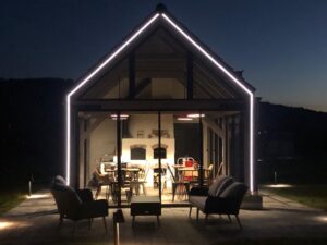 strefa relaksu podświetlenie